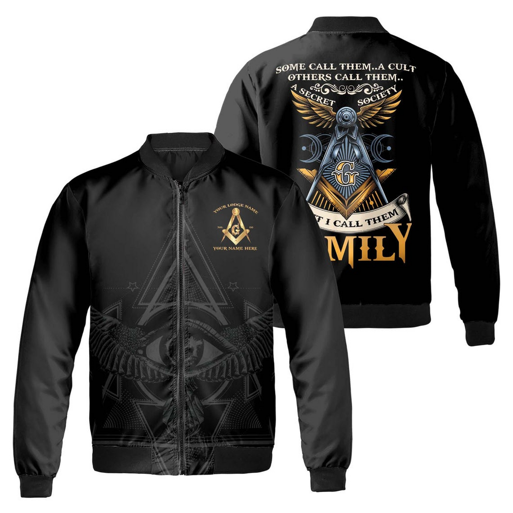Customized Masonry I Call Them Family Bomber Jacket (S-5XL)