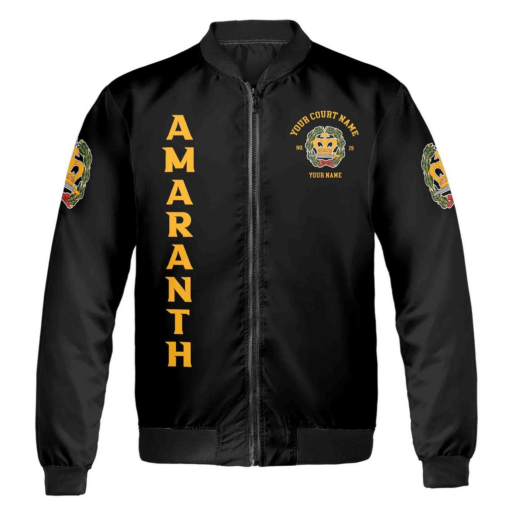 Customized Court Order of the Amaranth Emblem Unisex Bomber Jacket (S-5XL)