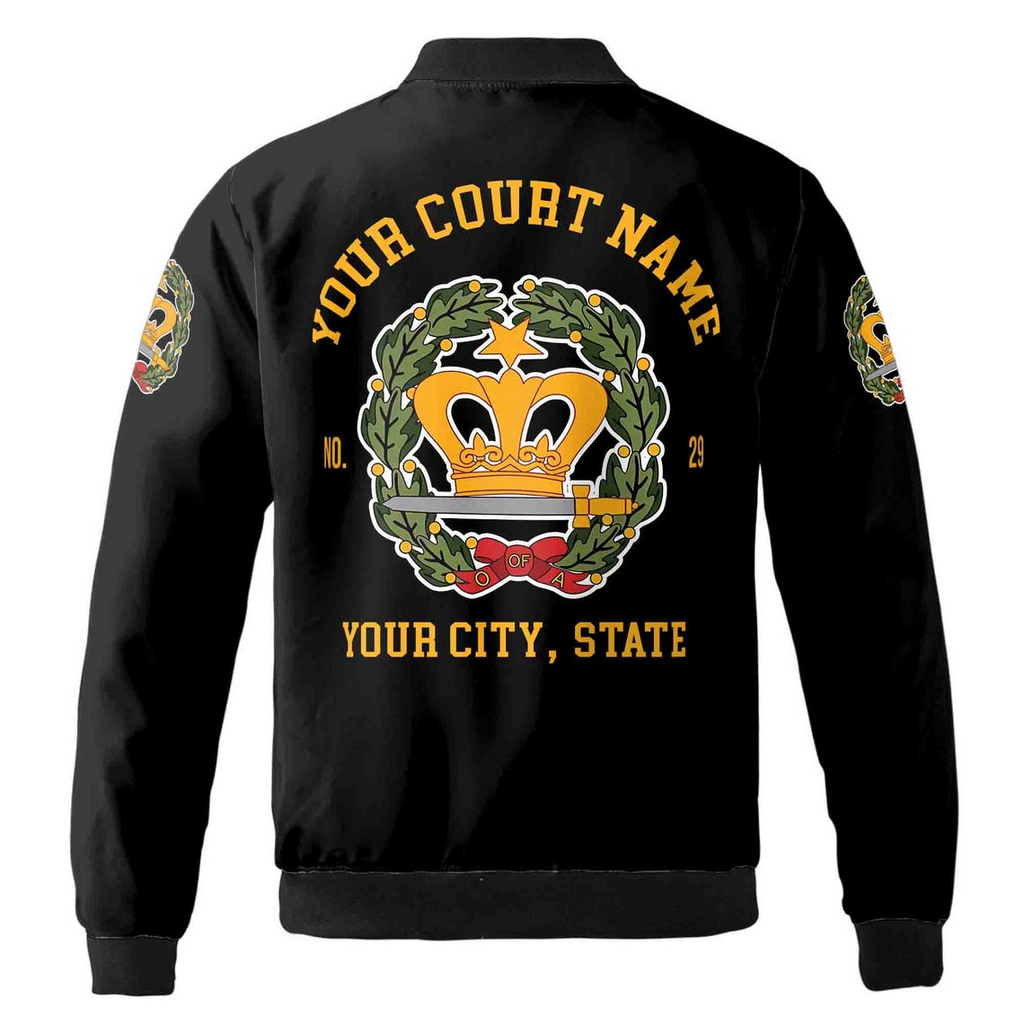 Customized Court Order of the Amaranth Emblem Unisex Bomber Jacket (S-5XL)