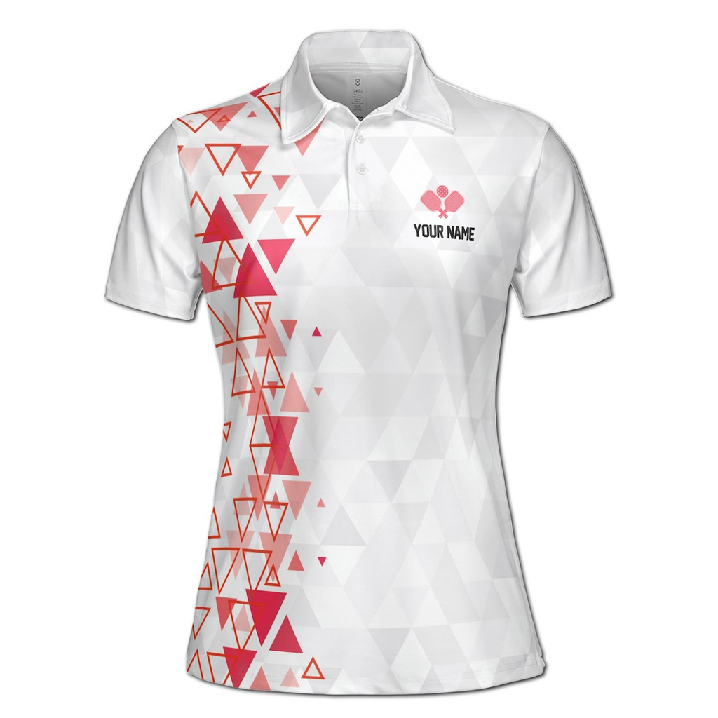 Customized Queen Of The Pickle Ball Court Women's Polo Shirt (S-5XL)