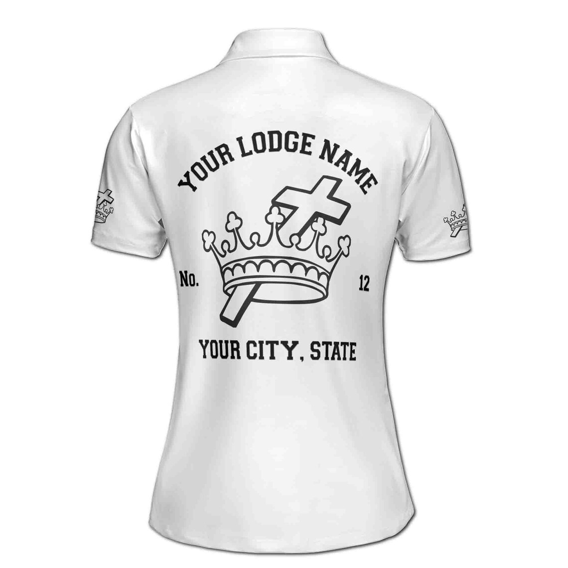 Customize Name Freemasonry Lady Knights Templar Freemasonry Women's Polo Shirt (S-5XL)