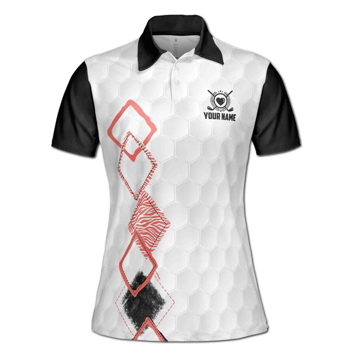 Custom Name I'm Not Swearing Flamingo Golf Women Polo Shirt (S-5XL)