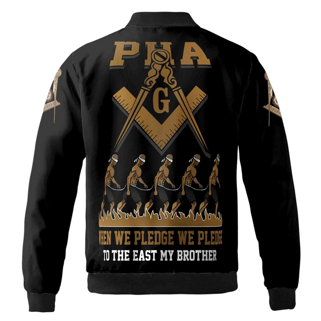 Customize Lodge Name, Name and Number PHA Bomber Jacket (S-5XL)