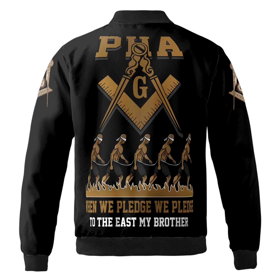 Customize Lodge Name, Name and Number PHA Bomber Jacket (S-5XL)