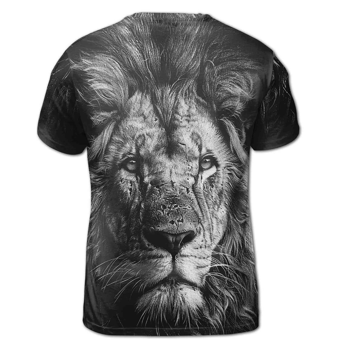 Dark Lion Deep In Your Heart Men's 3D T-shirt S-5XL