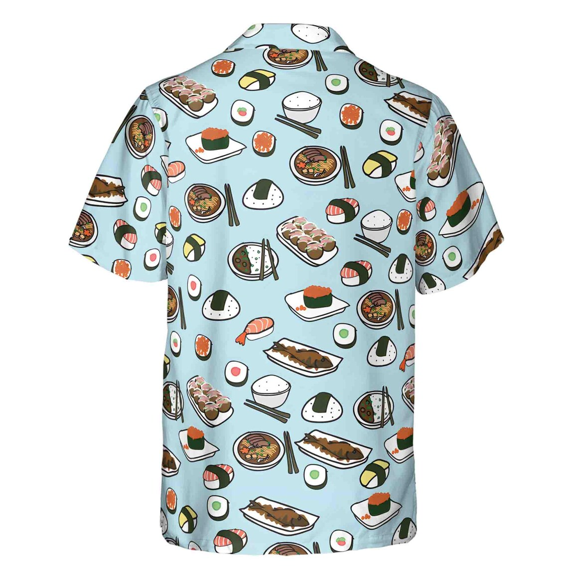 Funny Japanese Cuisine Sushi Japanese Food Hawaiian Shirts (S-5XL)