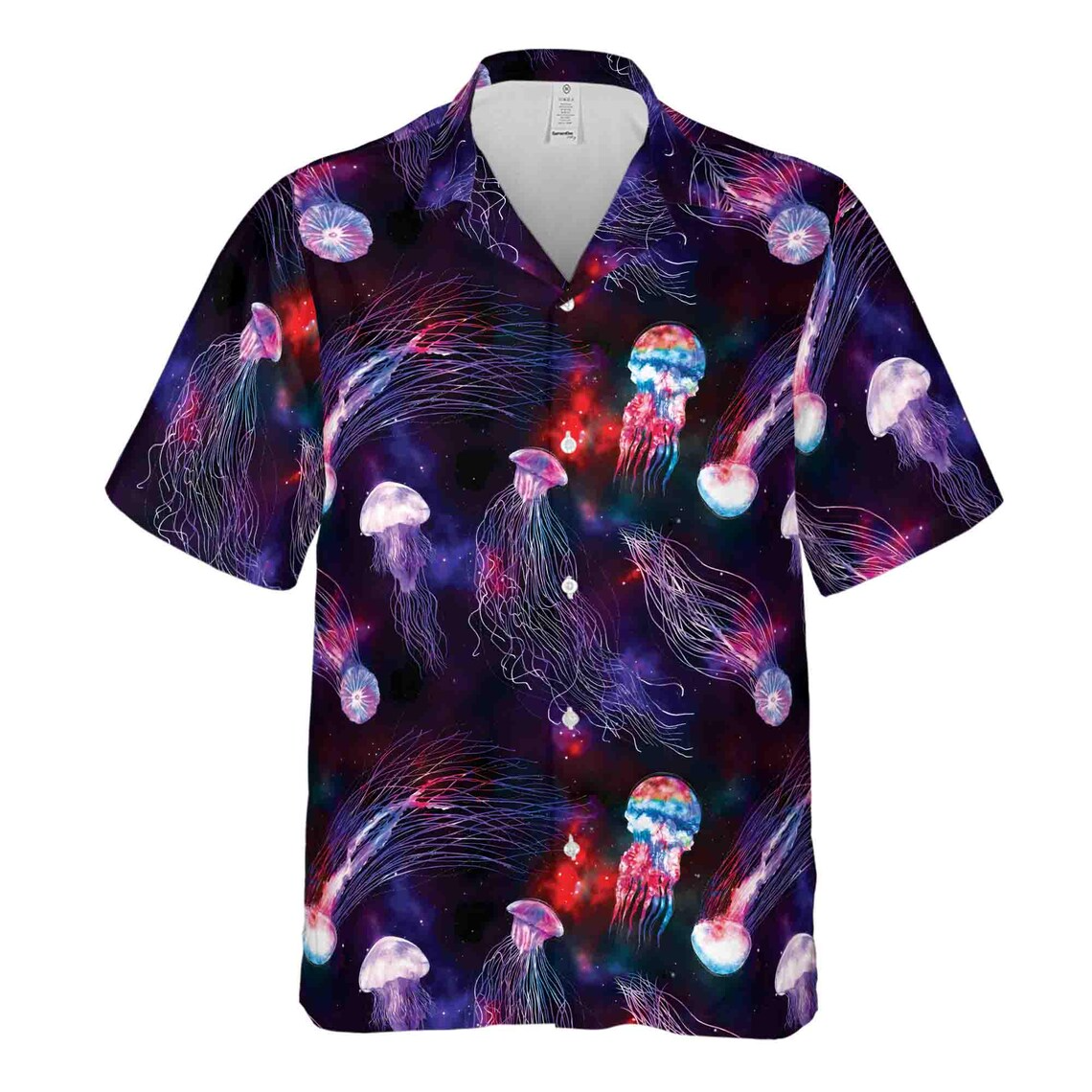 Vintage Galaxy Ocean Jellyfish Hawaiian Shirts (S-5XL)