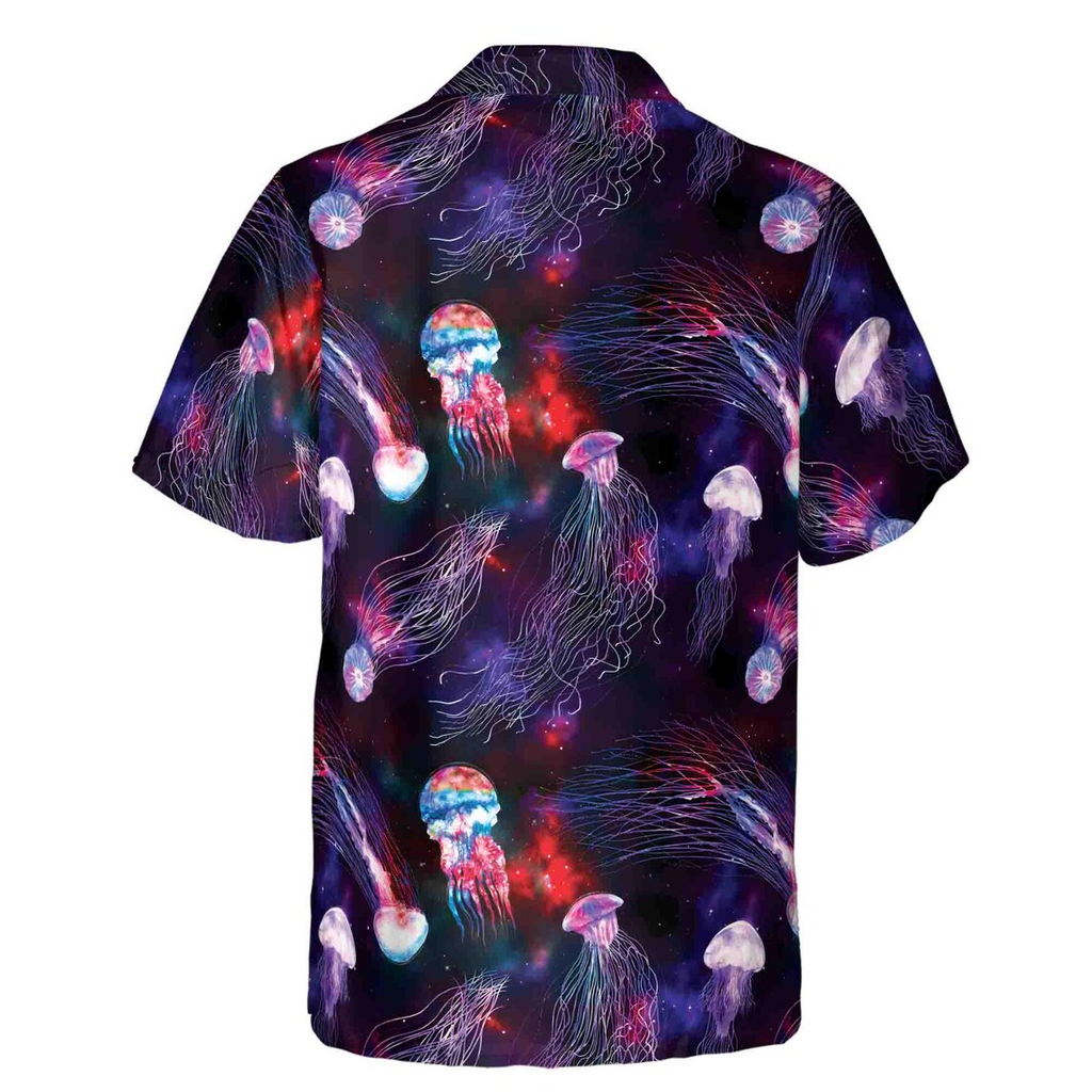 Vintage Galaxy Ocean Jellyfish Hawaiian Shirts (S-5XL)