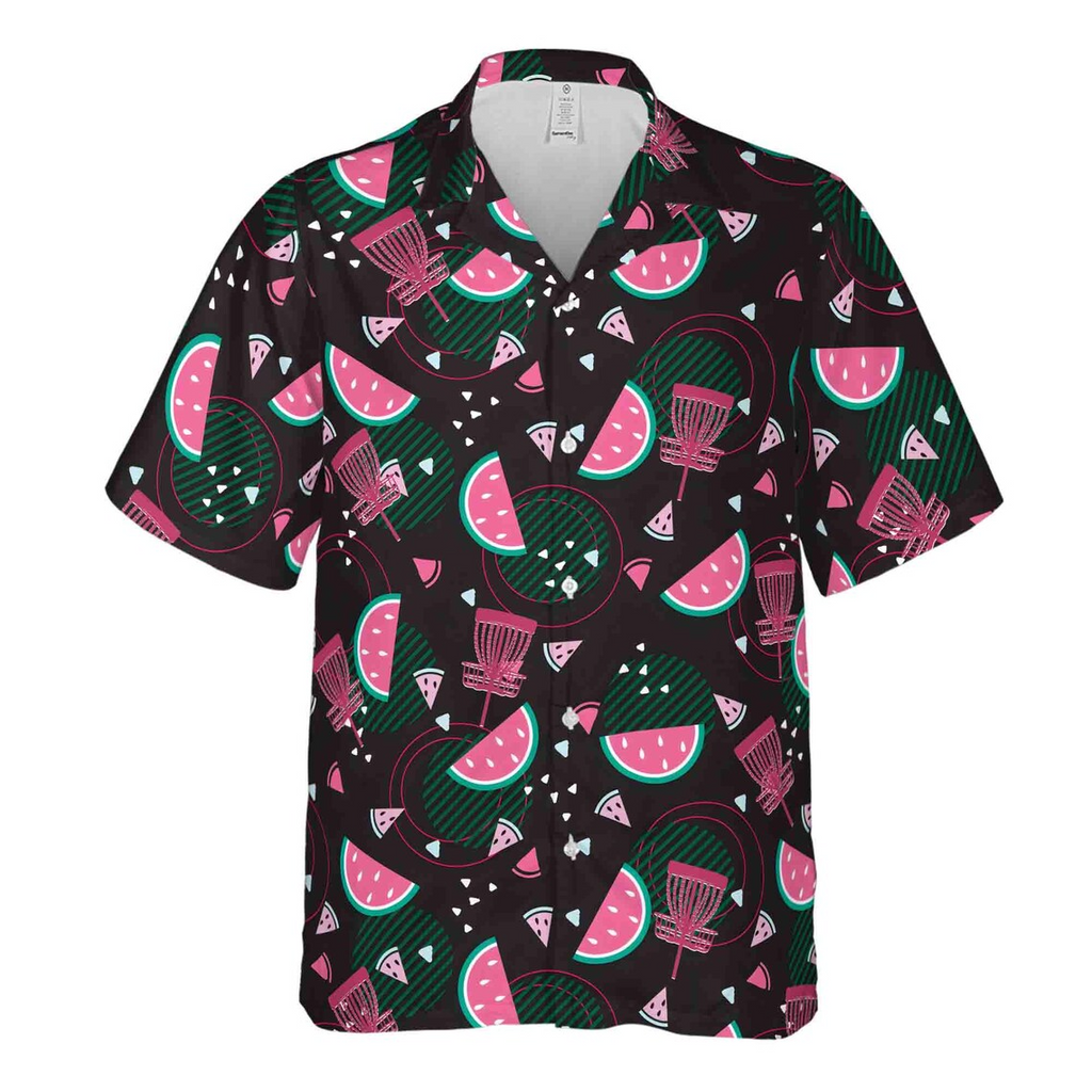 Pinky Love Watermelon Disc Golf Hawaiian Shirts (S-5XL)