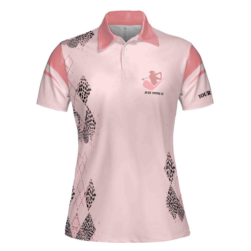 Weekend Forecast Golfing and Drinking Custom Golf Team Women Polo (S-5XL)