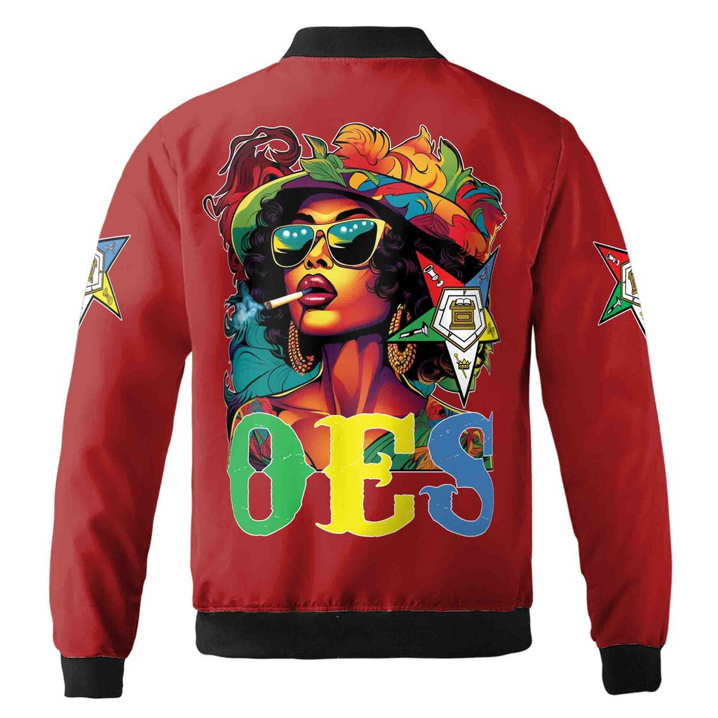 Custom Name Chapter Name OES Beautify Sistars Unisex Bomber Jacket (S-5XL)