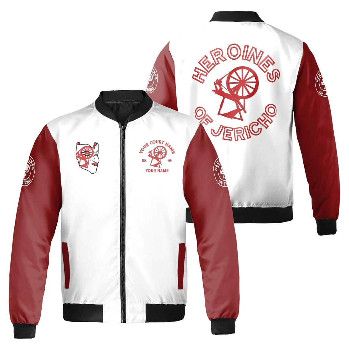Customizable Freemasonry Bomber Jacket: Lodge Name & Number 357 Prince Hall Mason