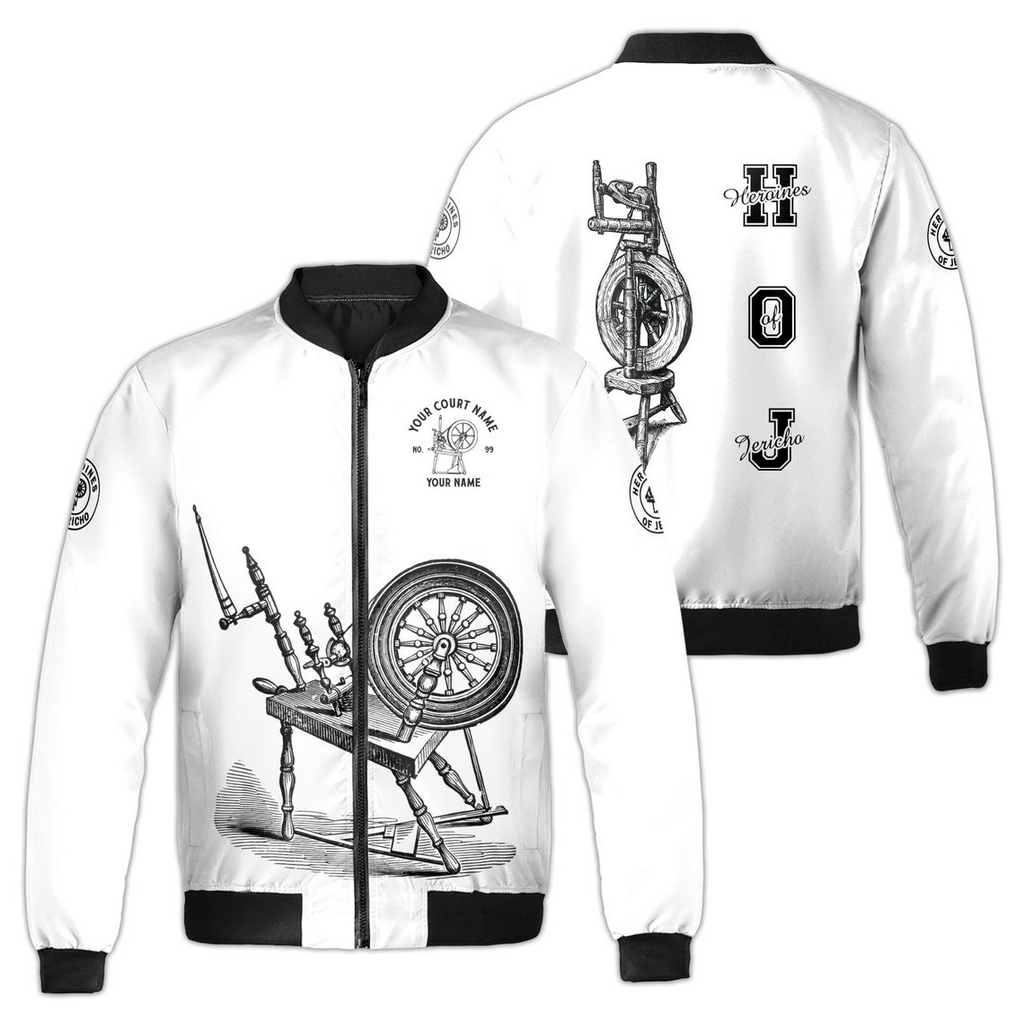 Personalized Retro HOJ Sistar Heroine Of Jericho Bomber Jacket (S-5XL)