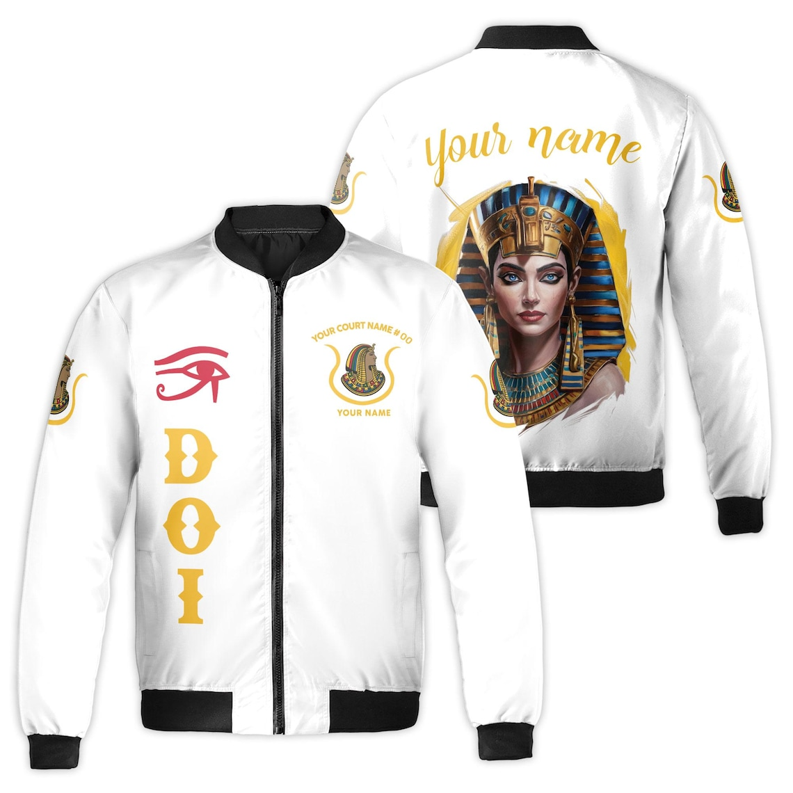 Personalized Daughters of Isis Lady Shriner DOI Bomber Jacket (S-5XL)