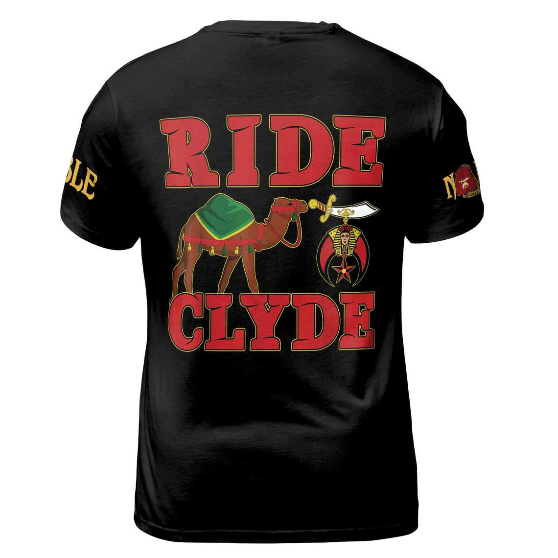 Custom Your Name, Temple Noble Shriners Ride Clyde Came 3D T-shirt Size S-5XL