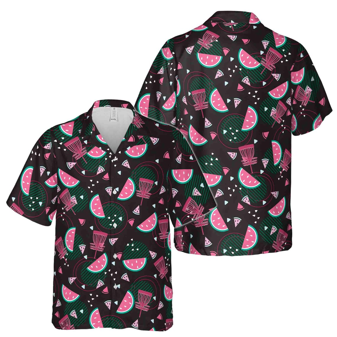 Pinky Love Watermelon Disc Golf Hawaiian Shirts (S-5XL)