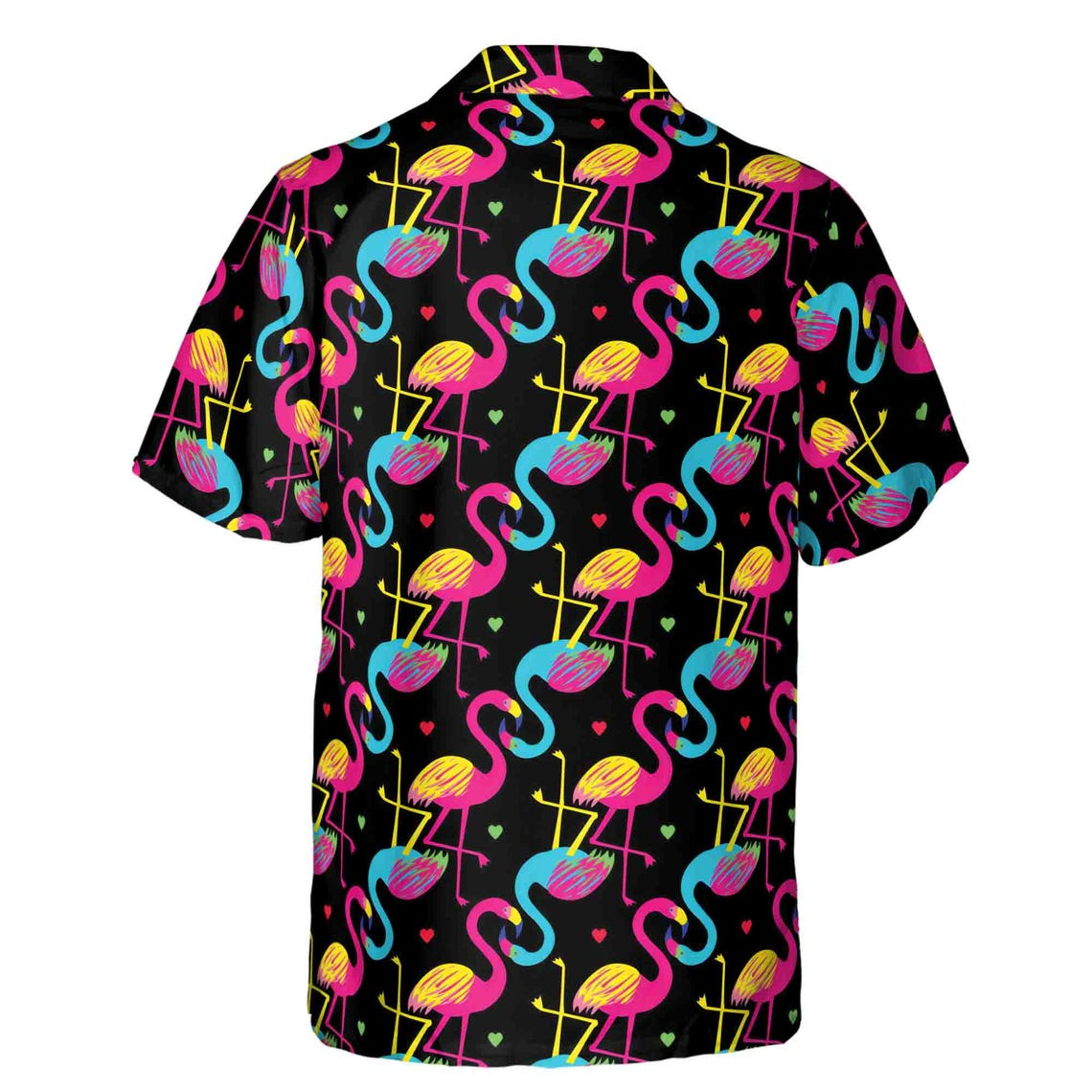 Funny Flamingo Hawaiian Shirt: Tropical Birdie Print Hawaiian Shirts (S-5XL)