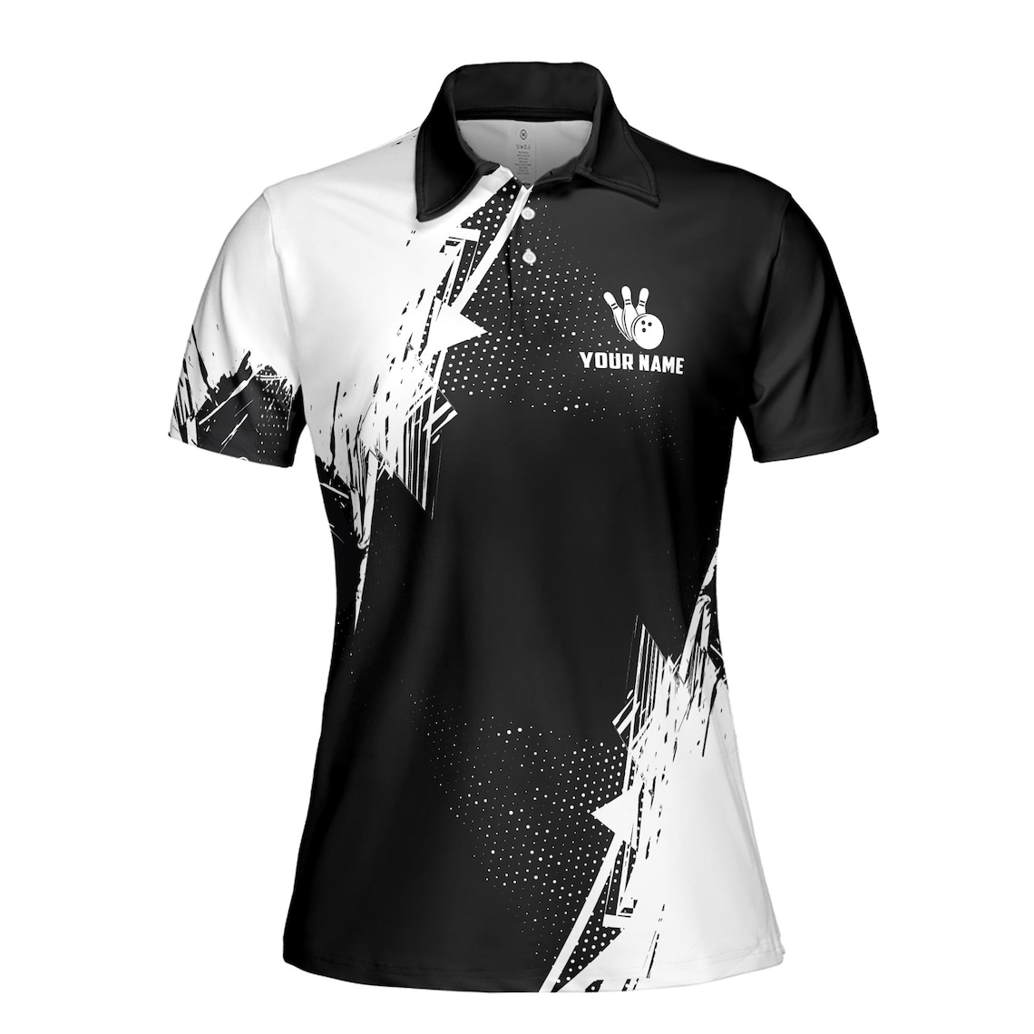 Customized Color Spatter Pickleball Bowling Dart Women's Polo Shirt (S-5XL)