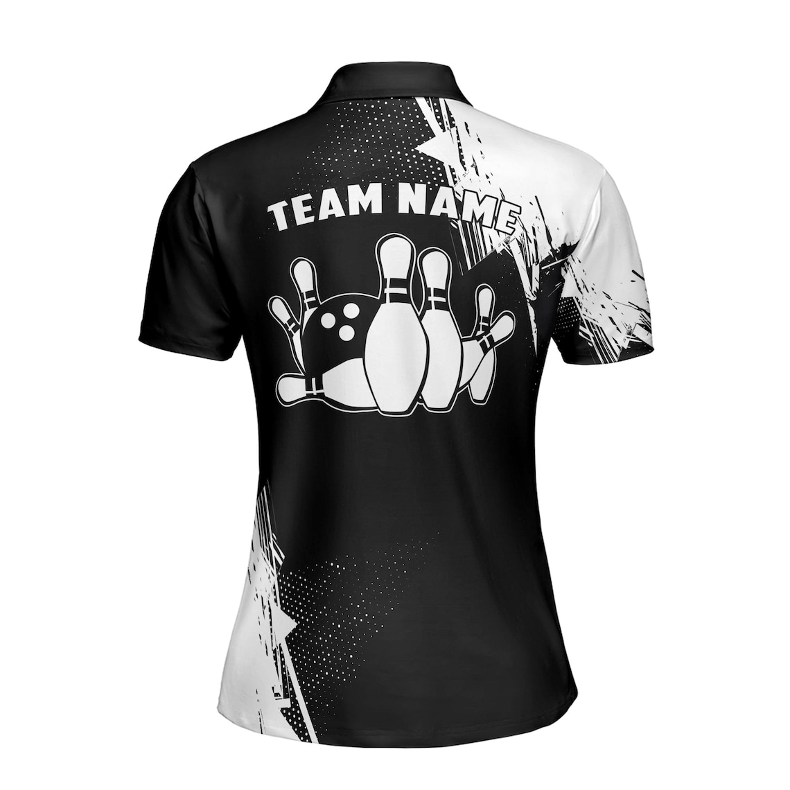 Customized Color Spatter Pickleball Bowling Dart Women's Polo Shirt (S-5XL)