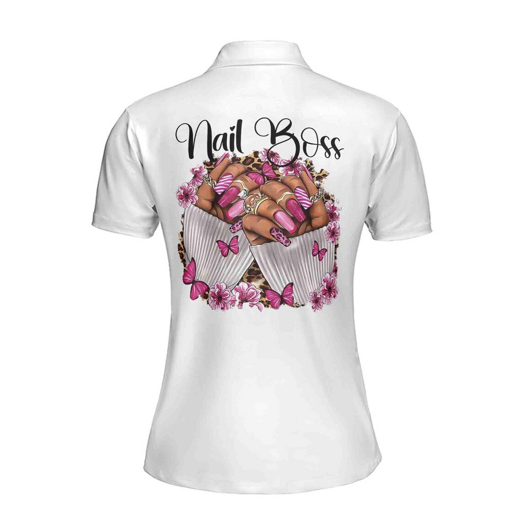 Custom Name Nail Boss Women's Polo (S-5XL)