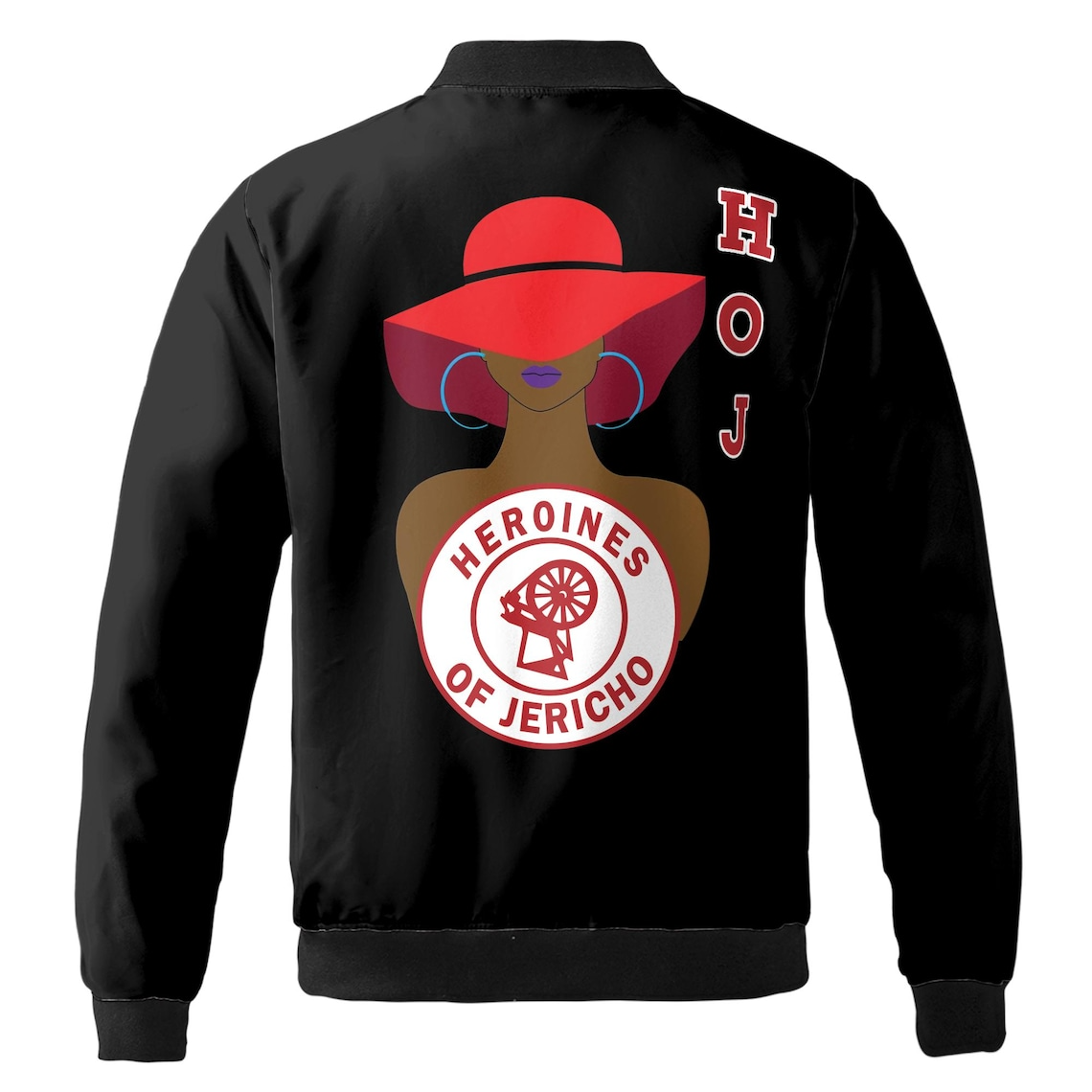 Personalized HOJ Lady Heroines of Jericho Freemason Bomber Jacket (S-5XL)