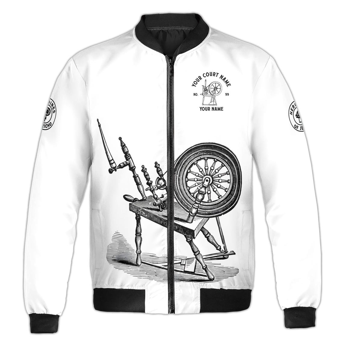 Personalized Retro HOJ Sistar Heroine Of Jericho Bomber Jacket (S-5XL)