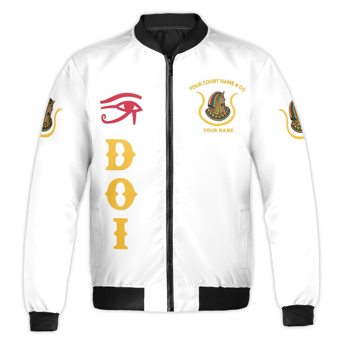 Personalized Daughters of Isis Lady Shriner DOI Bomber Jacket (S-5XL)