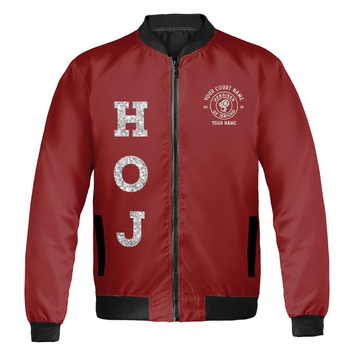 Custom Name Heroines of Jericho HOJ Bomber Jacket (S-5XL)