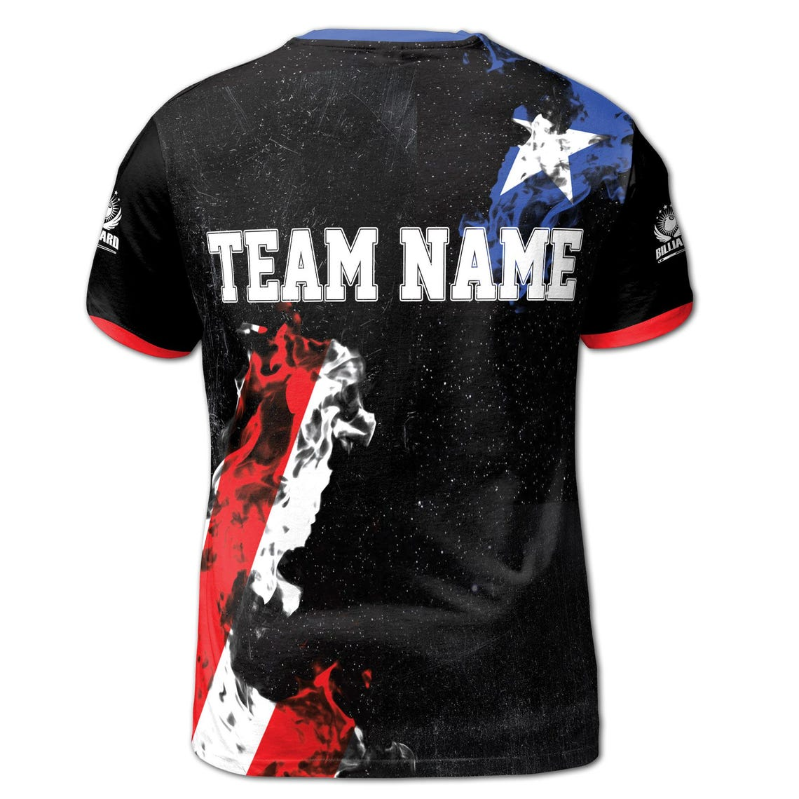 Custom Name Billiard with 8 Ball America Texas Flag Men's 3D T-Shirt S-5XL