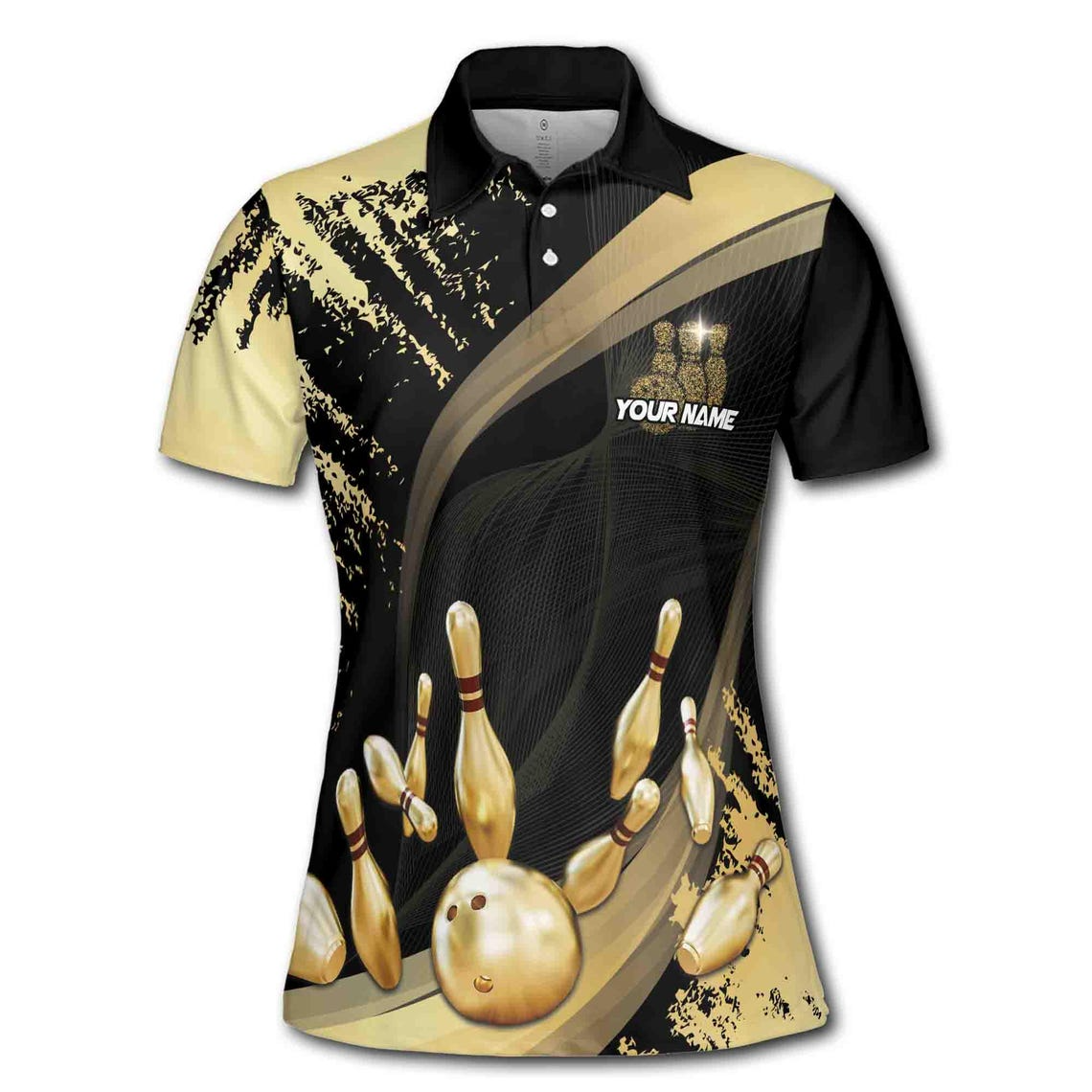 Customized Bowling Ball Golden Time To Play Bowling (S-5XL)