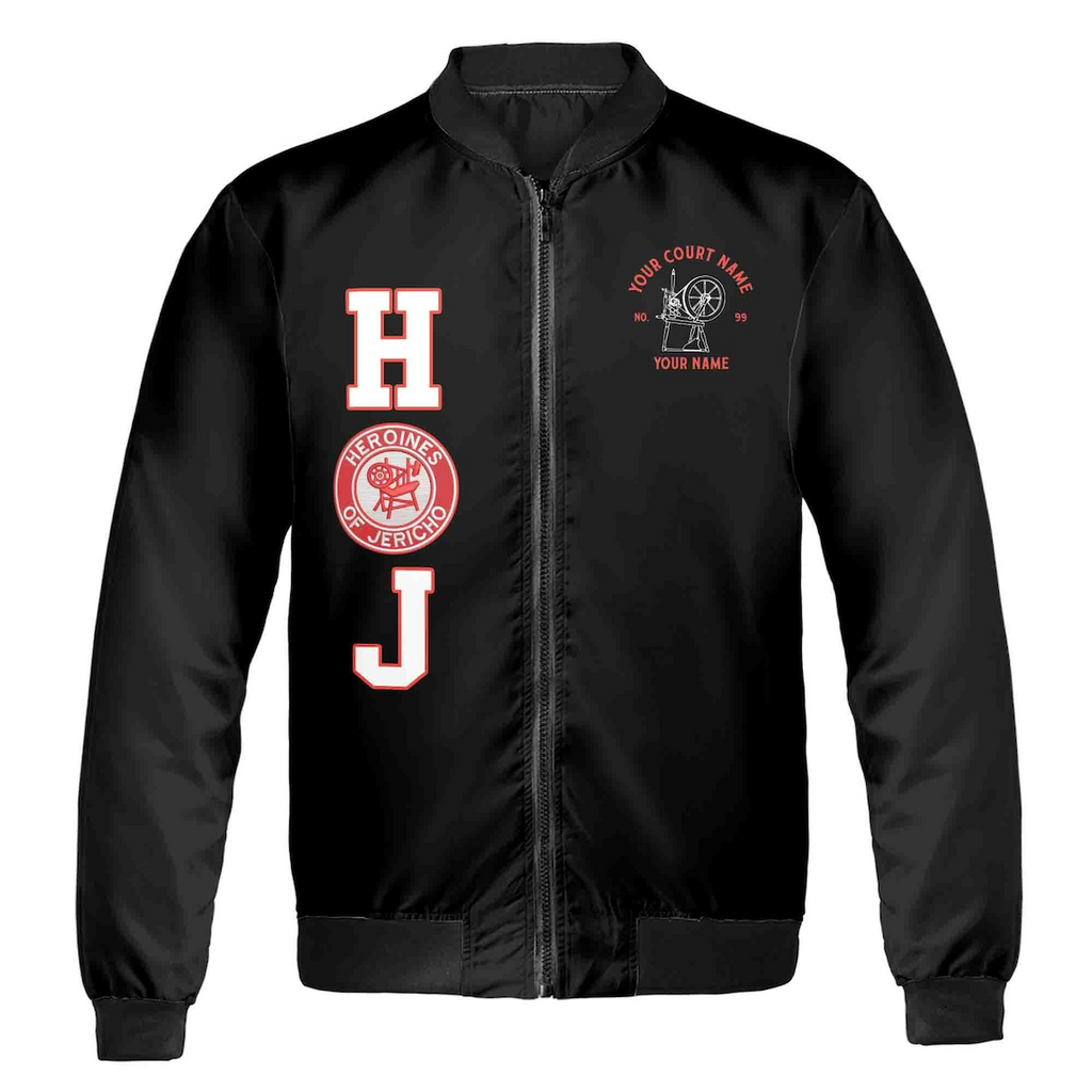 Customized Heroines of Jericho Black Bomber Jacket (S-5XL)