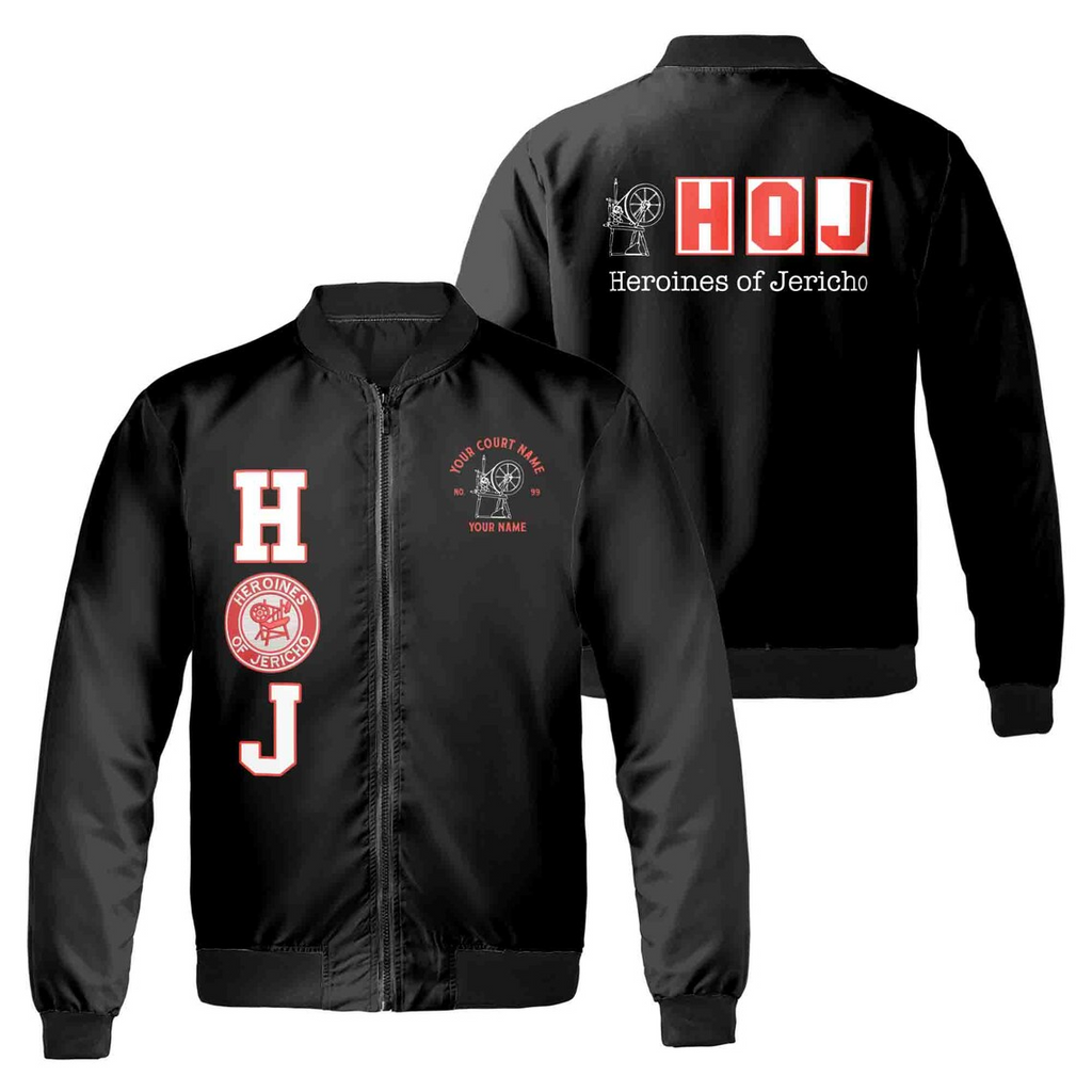 Customized Heroines of Jericho Black Bomber Jacket (S-5XL)