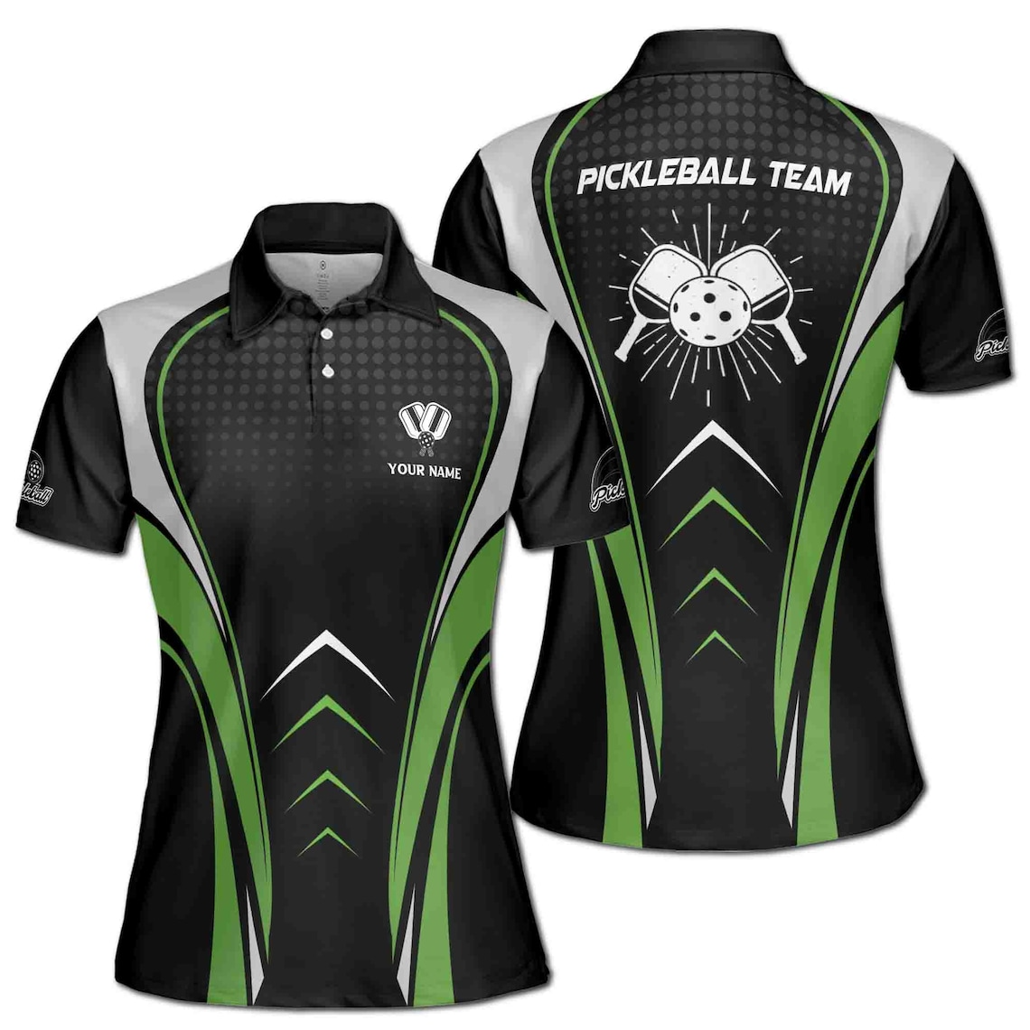 Personalized Pickleball Team Women's Polo Shirt (S-5XL)