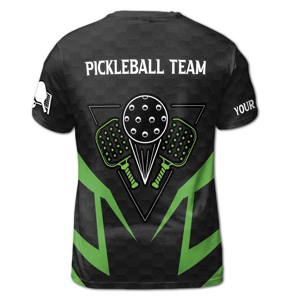 Customized Name Pickleball Team Men's 3D T-Shirt S-5XL