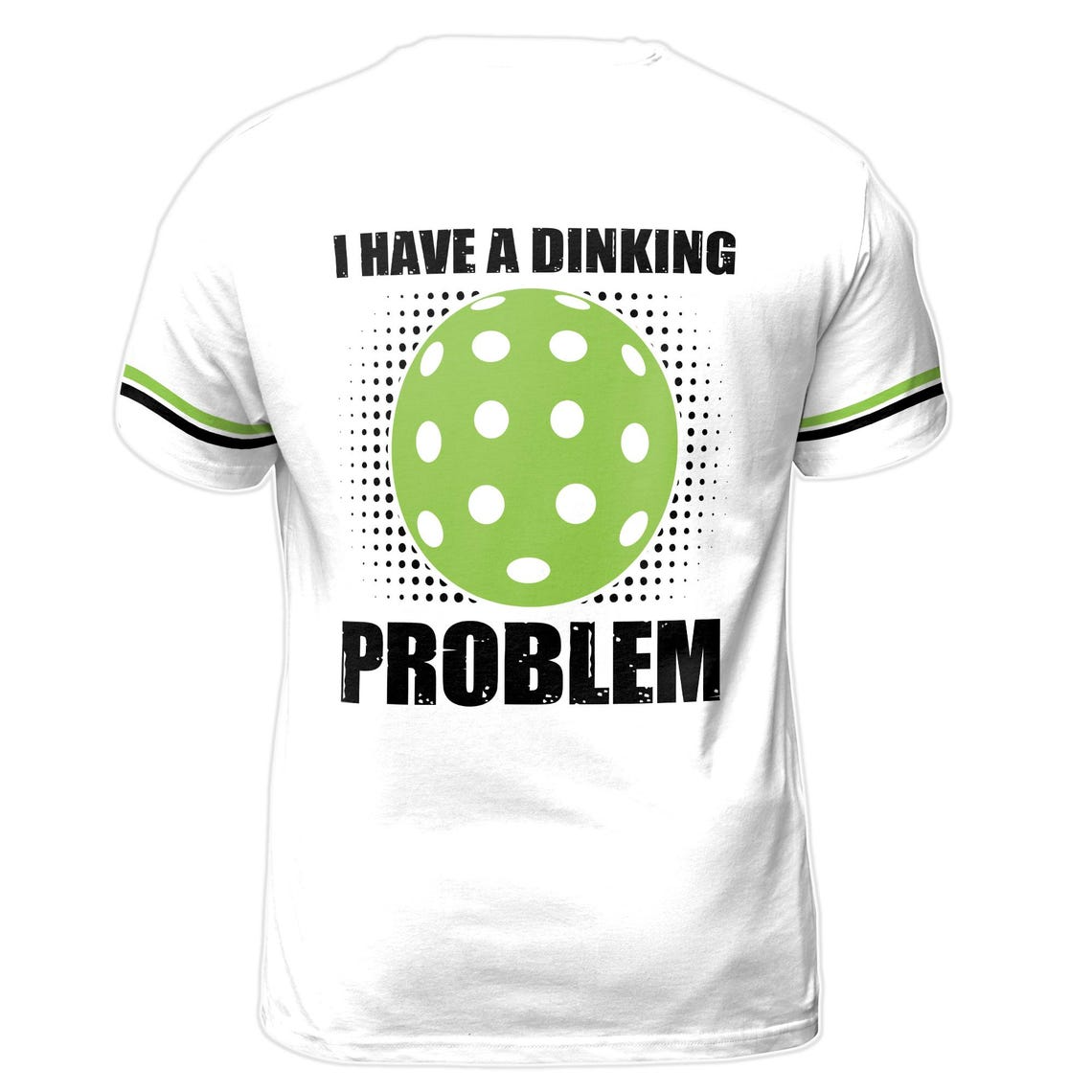 Custom Name I Having A Drinking Problem Argyle Pickleball Men's 3D T-Shirt S-5XL