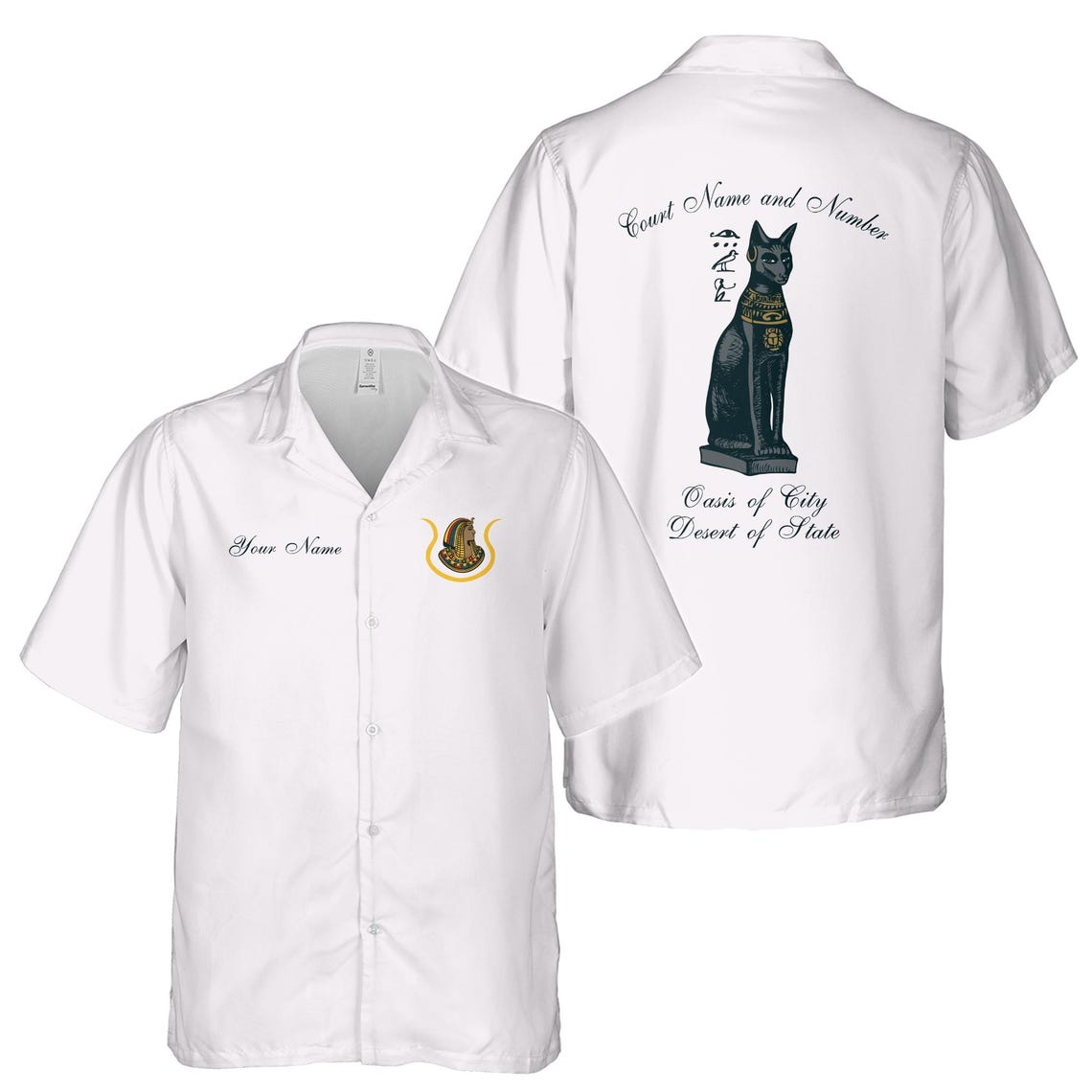 Custom Name Mathematics Chemistry Physics Equations Pattern Hawaiian Shirts (S-5XL)