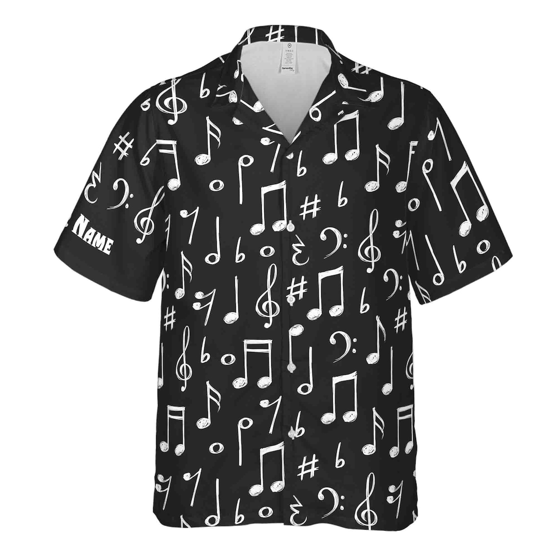 Custom Music Notes Hawaiian Shirts, Teacher Gift