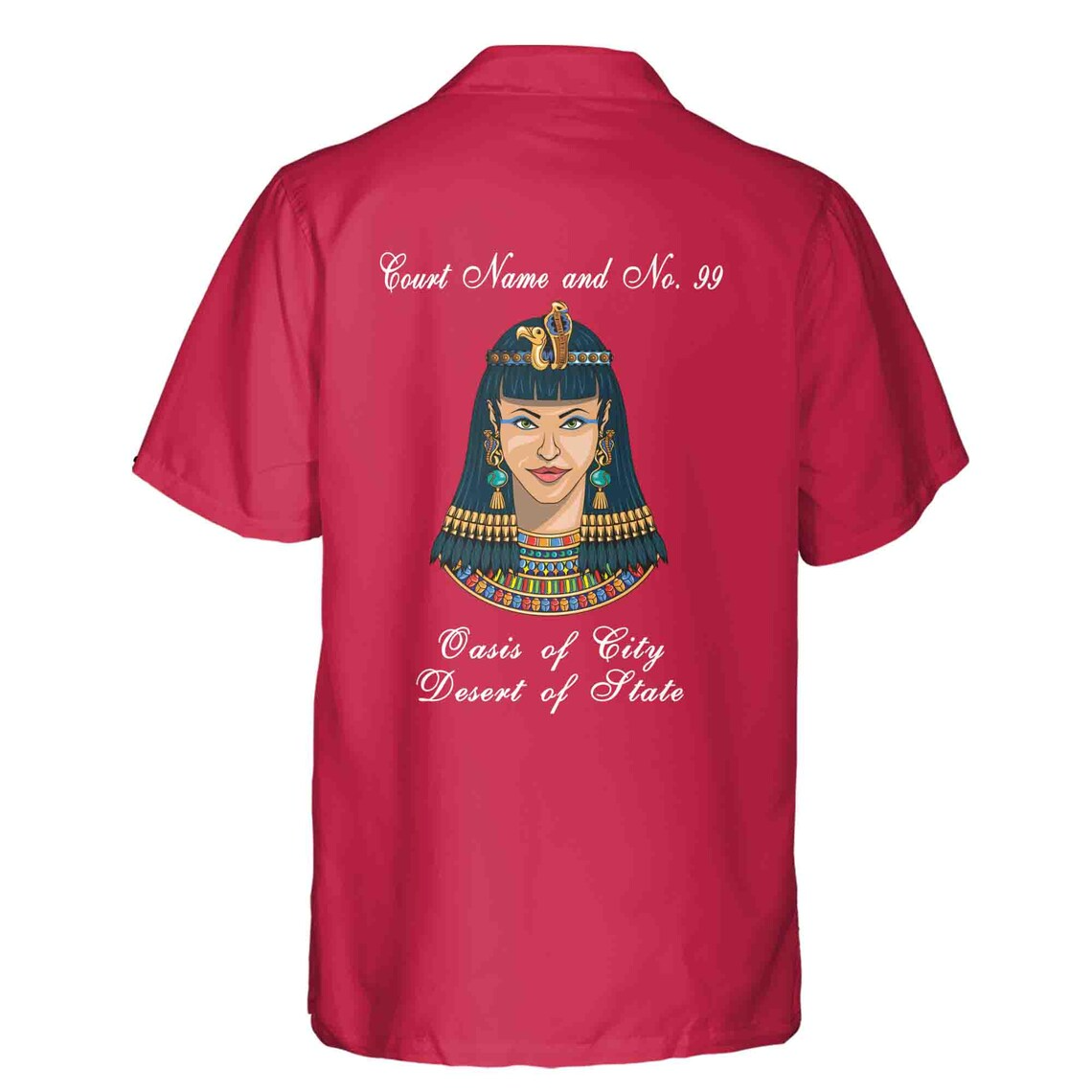 Customized Your Court, Your Name Daughter of Isis Ancient Egypt DOI Hawaiian Shirt (S-5XL)