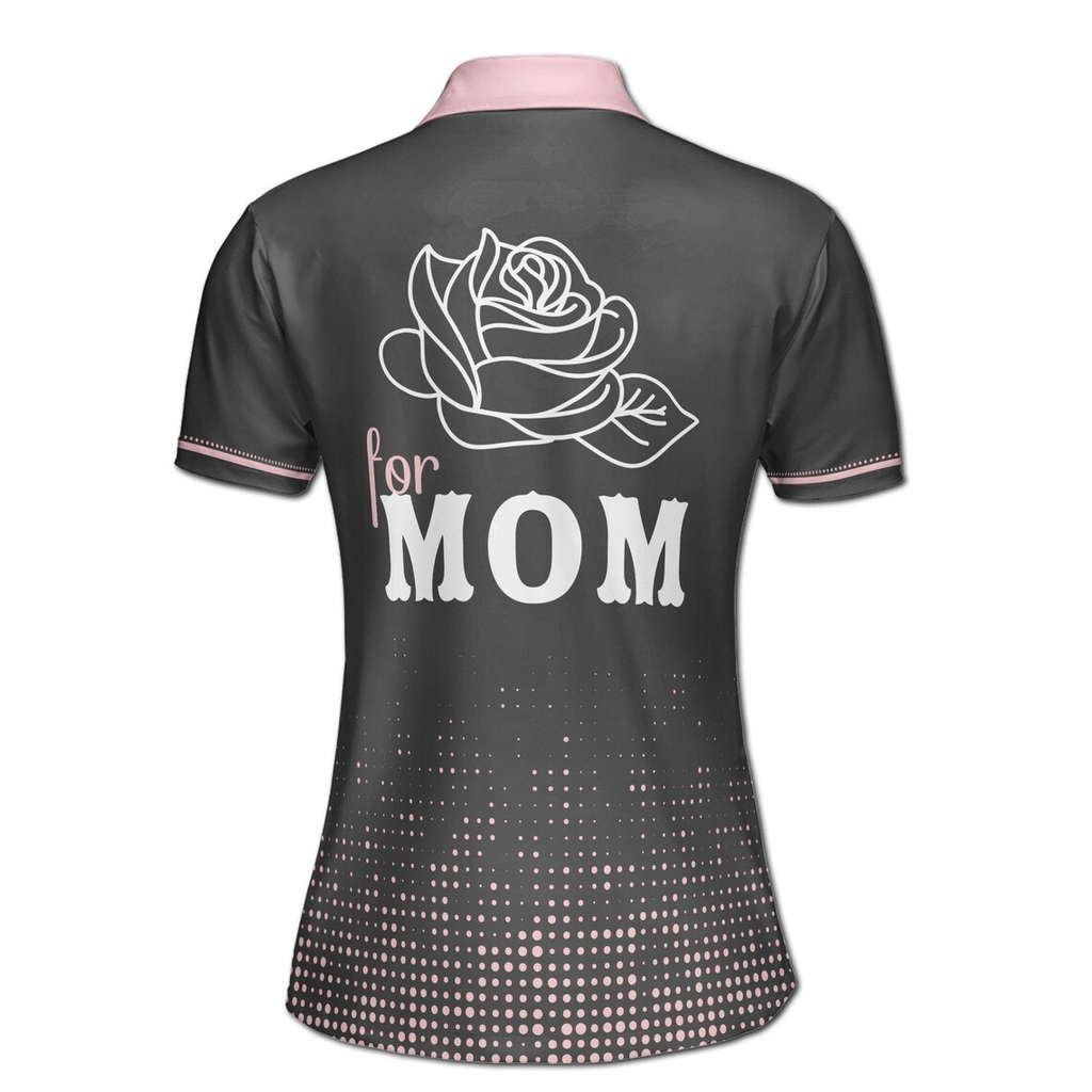 Custom Name Mom Polo Shirt: Athletic Women's Top, (S-5XL)