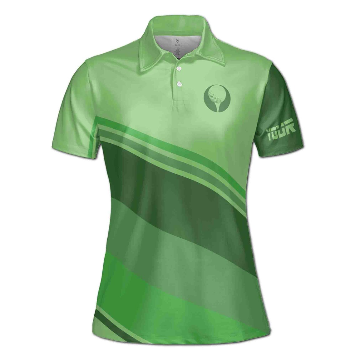 Customize Name Golf Quote It Requires Only One Ball Green Women's Polo Shirt (S-5XL)