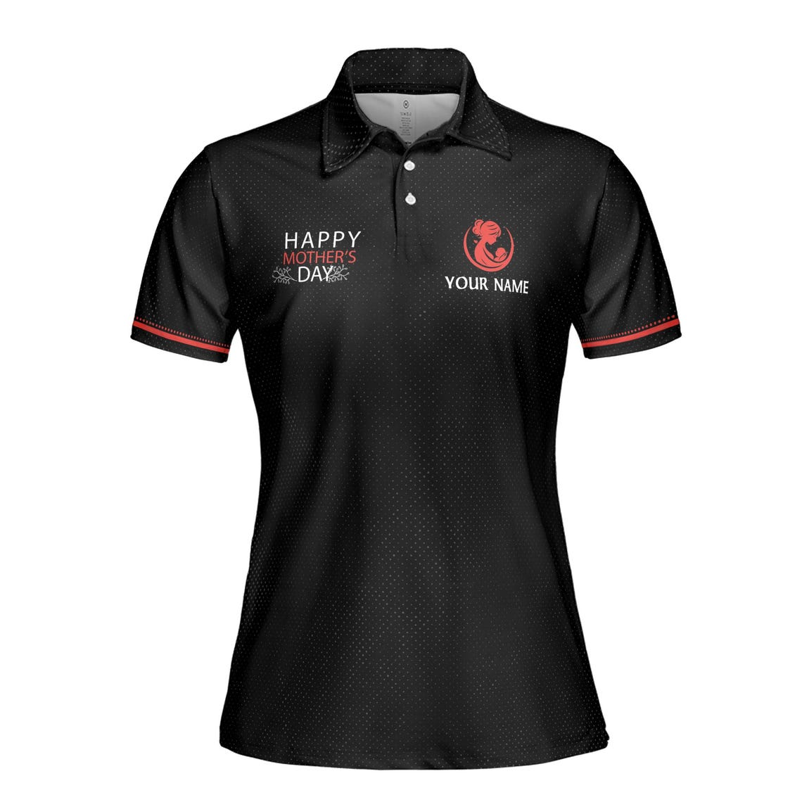 Personalized Best Mom Ever Polo Shirt - Mother's Day Gift (S-5XL)