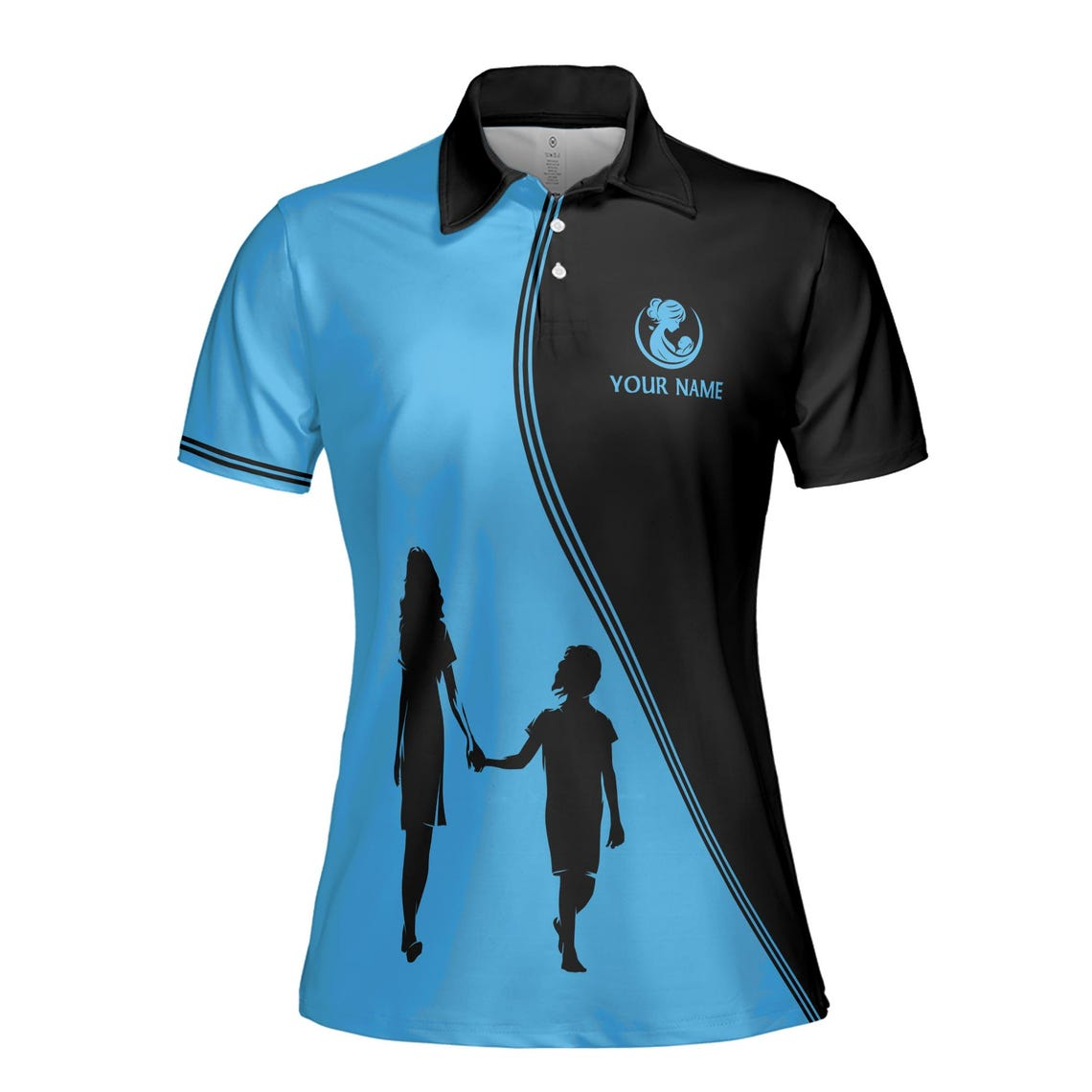 Customizable Mom Polo Shirt: Athletic Wear for Women (S-5XL)