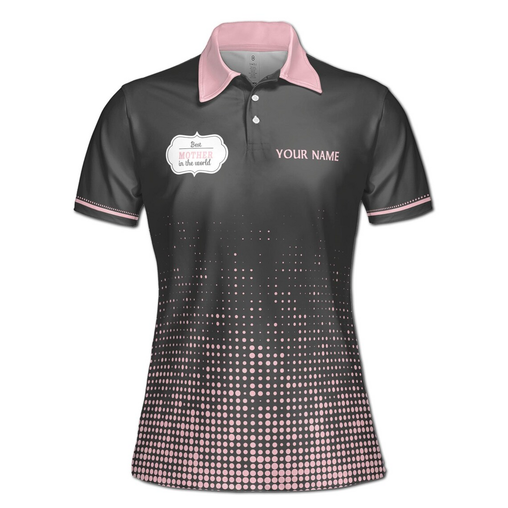 Custom Name Mom Polo Shirt: Athletic Women's Top, (S-5XL)