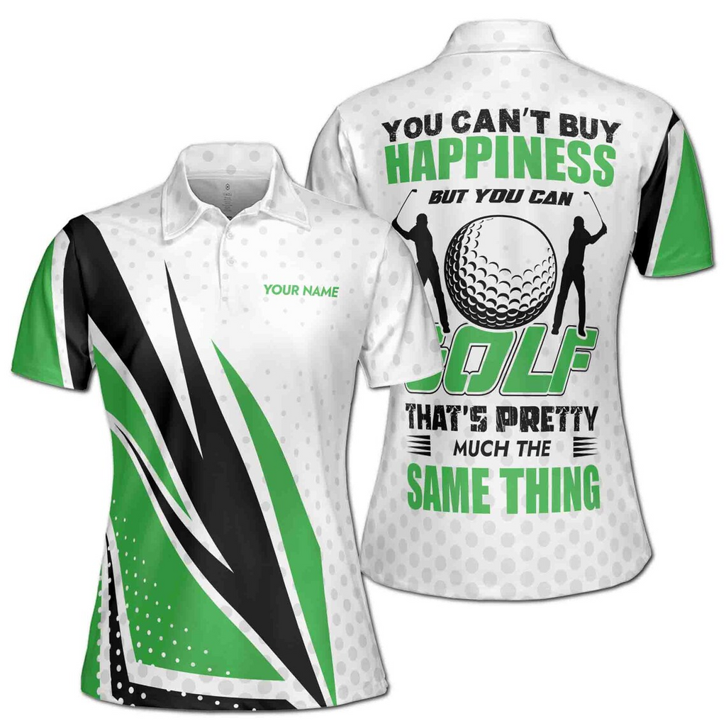 Custom Women's Golf Polo Shirt: Funny Golf Quote, Athletic Wear
