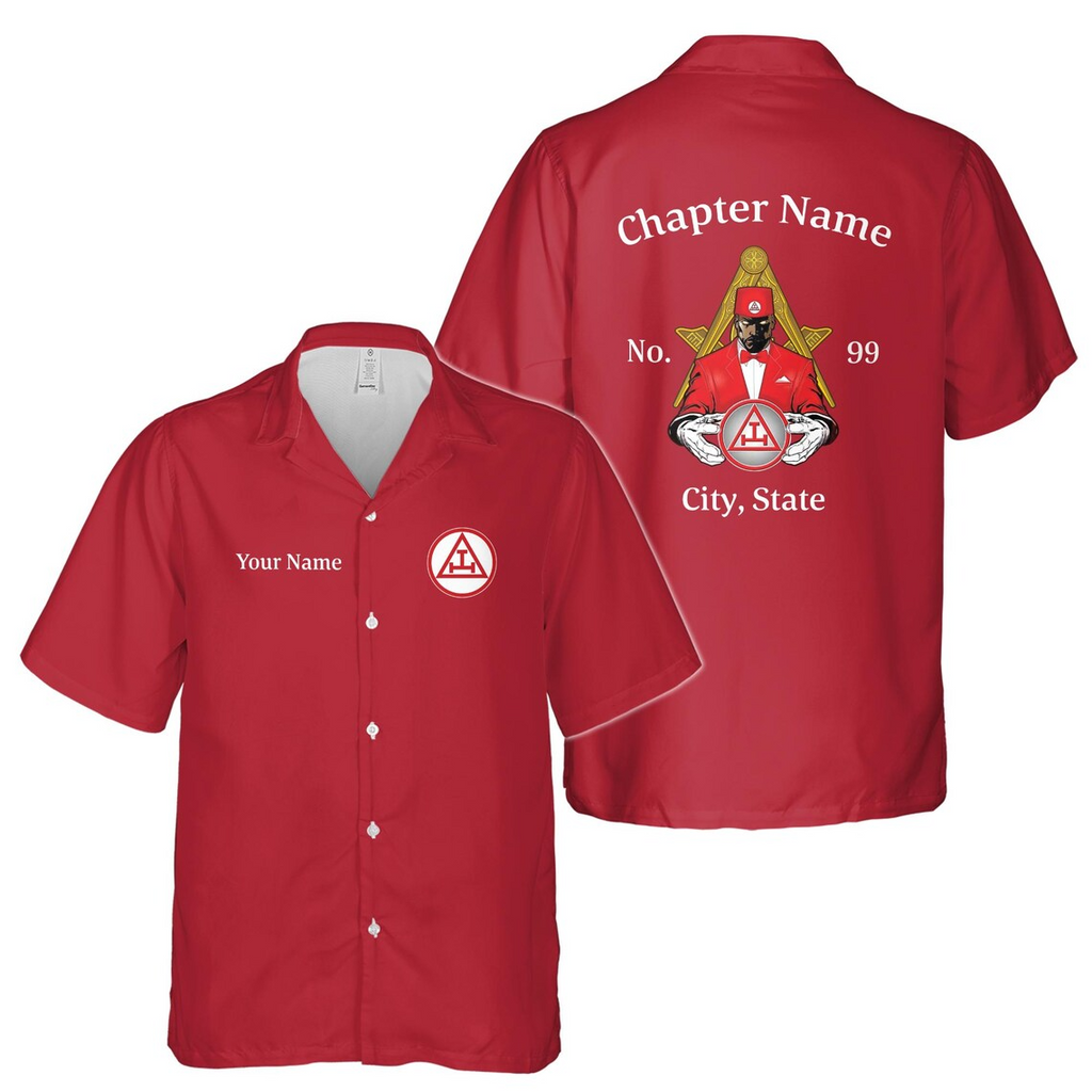 Customized Royal Arch Mason Symbol In Hand Hawaiian Shirts (S-5XL)
