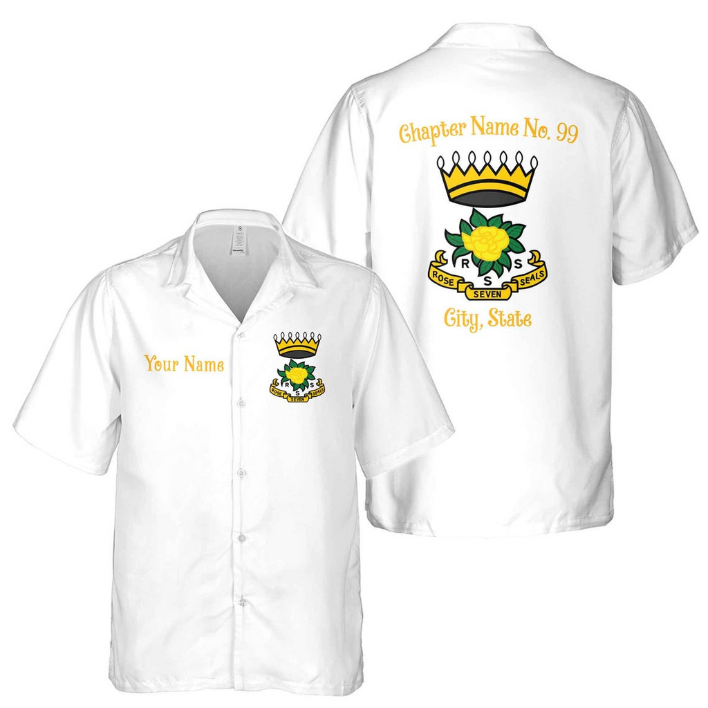 Customized RSS Rose of the Seven Seal Hawaiian Shirts