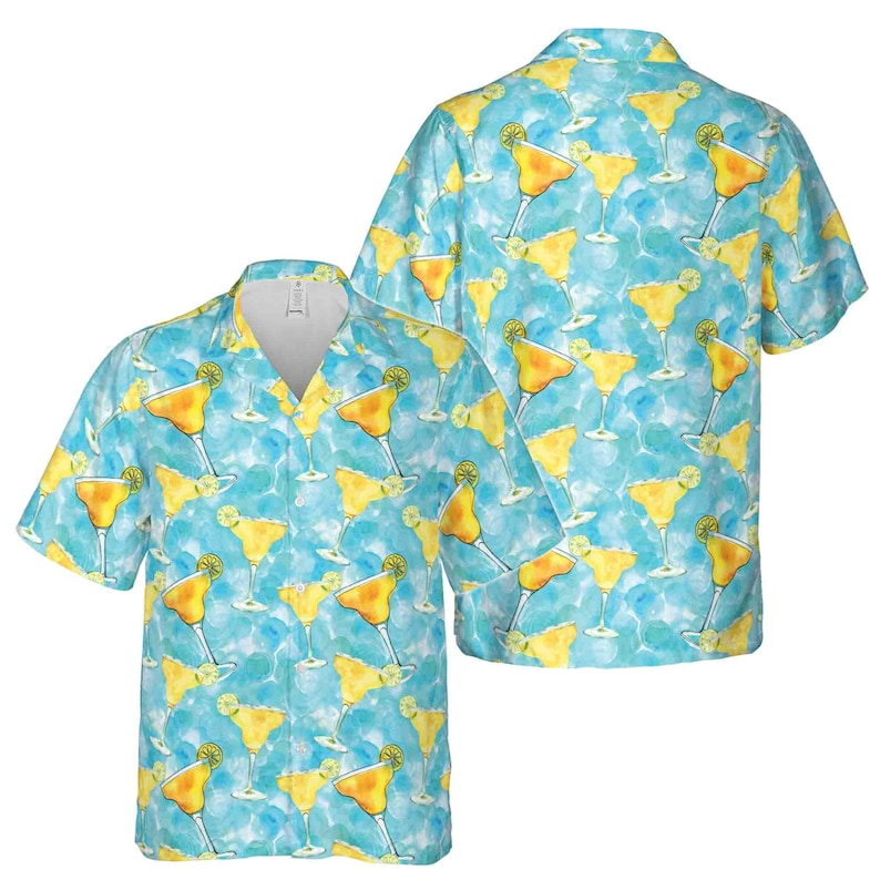 Hello Summer With Freshing Margarita Cocktail Hawaiian Shirts (S-5XL)