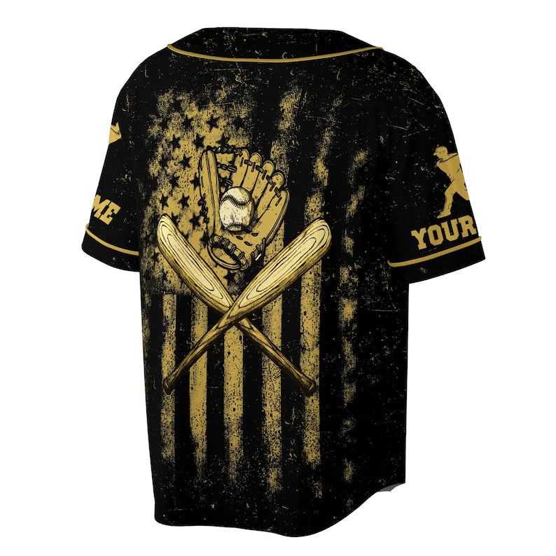 Custom Name Retro Baseball Player Baseball Jersey, 3D Baseball Jersey Shirt