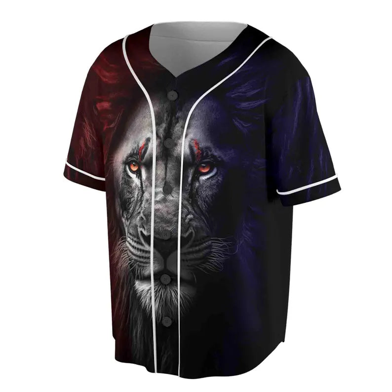 King Of August King Leo Zodiac The Lion Baseball Jersey