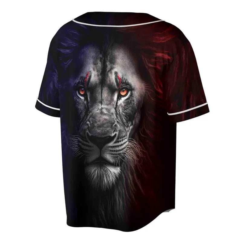 King Of August King Leo Zodiac The Lion Baseball Jersey